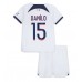 Paris Saint-Germain Danilo Pereira #15 Babykleding Uitshirt Kinderen 2023-24 Korte Mouwen (+ korte broeken)